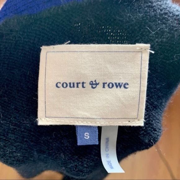 COURT AND ROWE Stripe Trim Cardigan Size Small - Picture 6 of 7